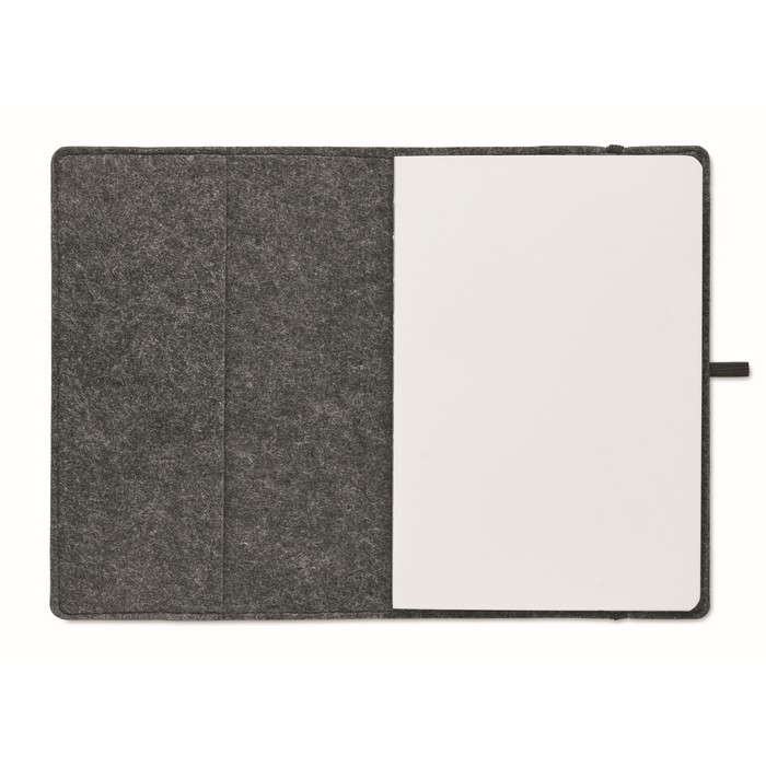 DIN A5 Notizbuch RPET-Filz