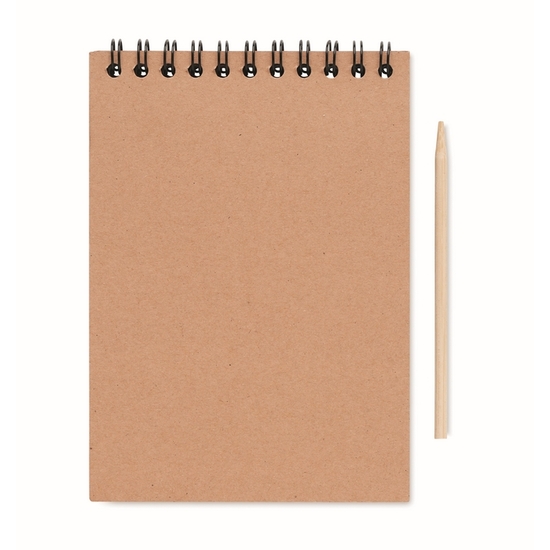 Notizbuch mit Kratzpapier