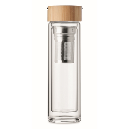 Trinkflasche Glas 400ml