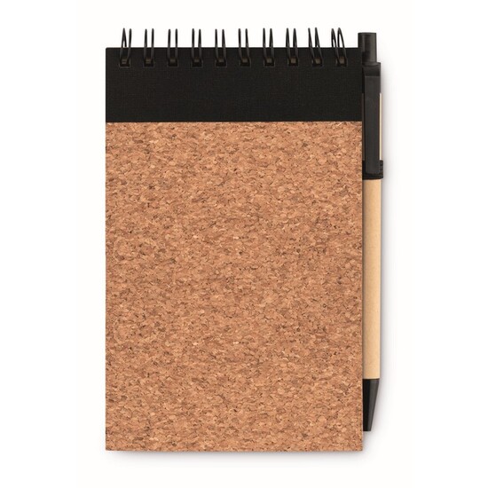 DIN A6 Notizbuch mit Kork