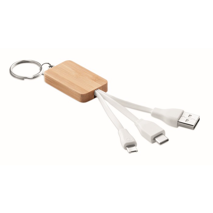 Schlüsselring-Ladekabel 3in1