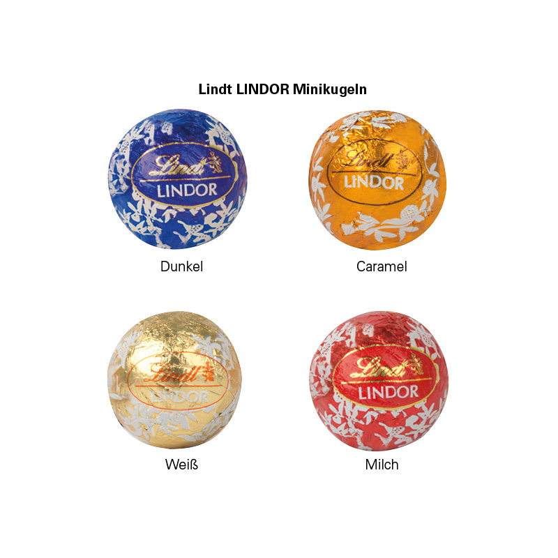 Minikugel Tower Adventskalender, LINDOR Lindt Mini Kugeln