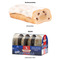 3D-Präsent Transporter, WEISS 4er Lebkuchen Mini