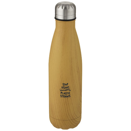Cove 500 ml Kupfer-Vakuum Isolierflasche in Holzoptik
