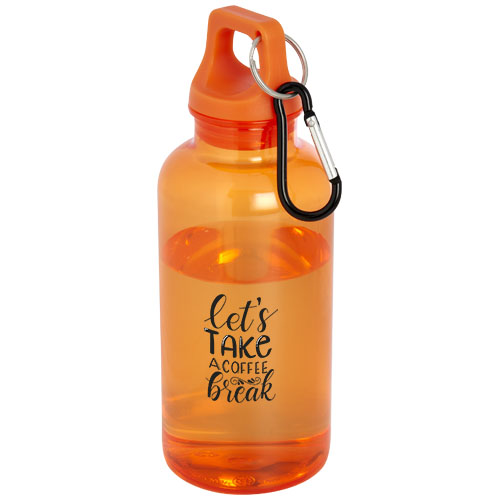 Oregon 400 ml RCS-zertifizierte Trinkflasche aus recyceltem Kunststoff mit Karabiner