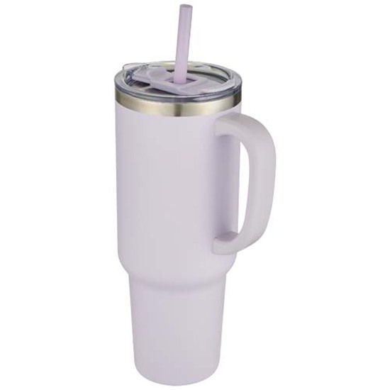 Sydney 1200 ml doppelwandiger RCS-zertifizierter Kupfer-Vakuum Isolierbecher mit Strohhalm