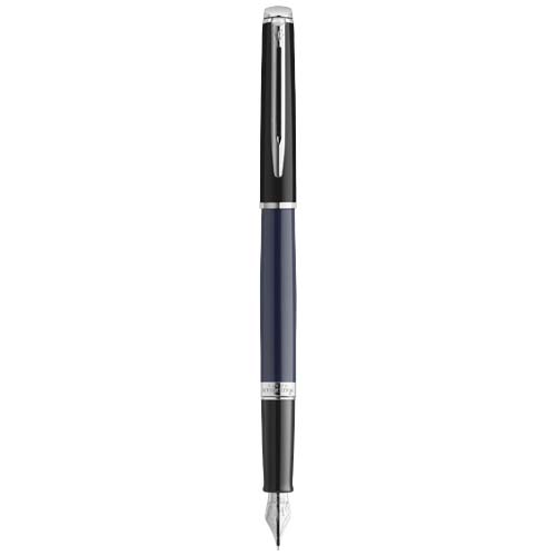 Waterman Hemisphere Color-Block Füllfederhalter mit Palladiumbeschichtung (blaue Mine)