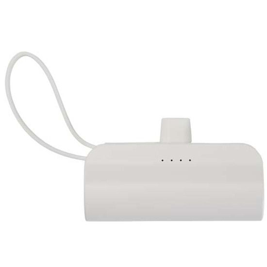 Alnair 10 W 5000 mAh Typ C Powerbank aus recyceltem Kunststoff mit integriertem Klappständer und 2 in 1 Kabel