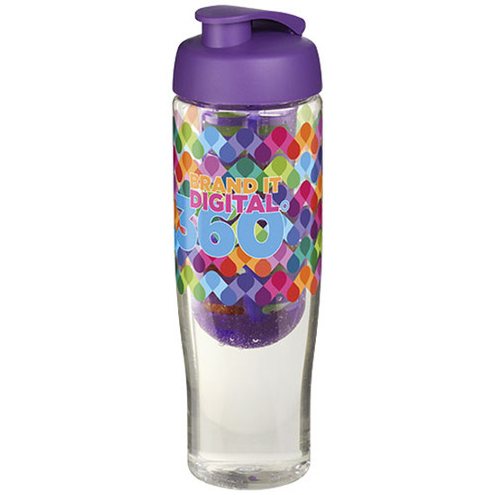 H2O Active® Tempo 700 ml Sportflasche mit Klappdeckel und Infusor