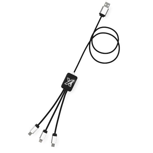 SCX.design C17 Easy to Use Ladekabel mit Leuchtlogo