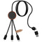 SCX.design C37 40W 5-in-1 rPET Ladekabel in rundem Bambusgehäuse mit Leuchtlogo