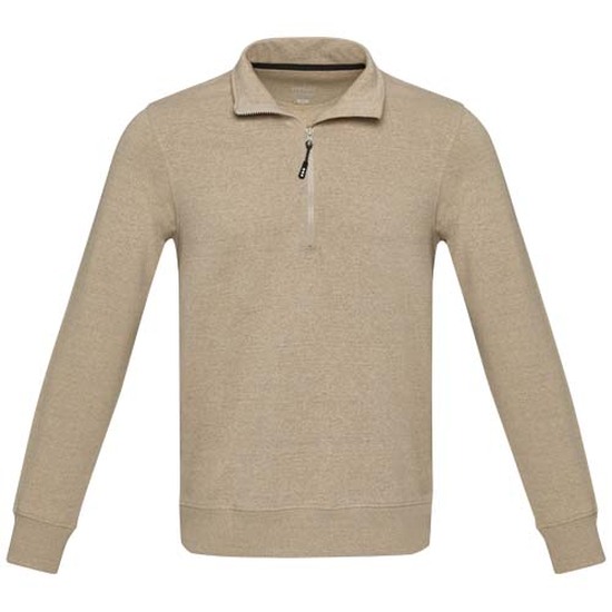 Tin Aware™ Pullover mit Half-Zip Reißverschluss aus recyceltem Material Unisex