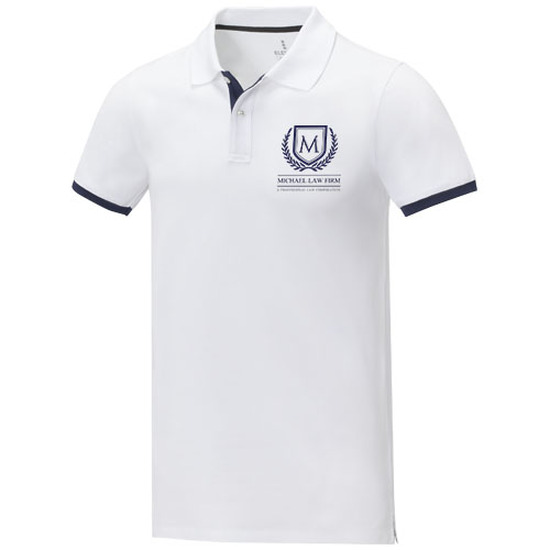 Morgan Polo für Herren, zweifarbig