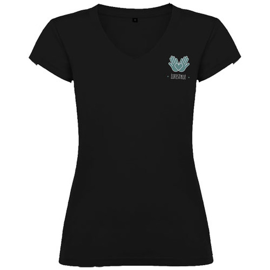 Victoria T-Shirt mit V-Ausschnitt für Damen