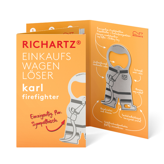 RICHARTZ® EINKAUFSWAGENLÖSER karl firefigther