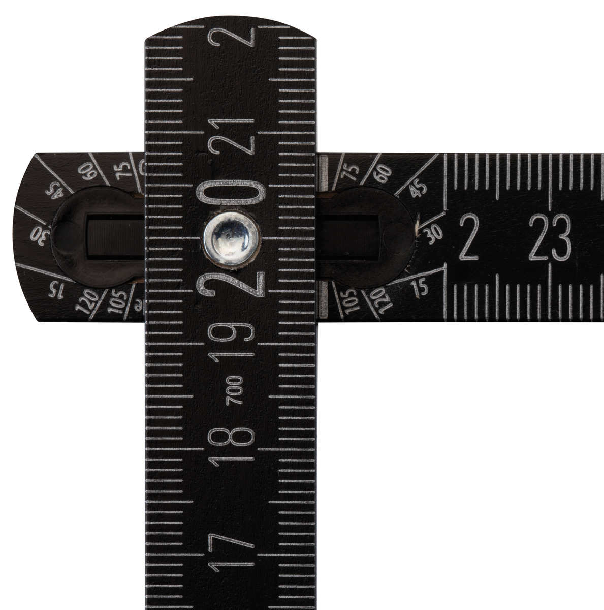 Holz-Gliedermaßstab Type 707P schwarz