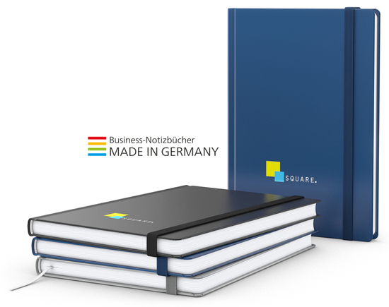 Notizbuch Easy-Book Comfort Bestseller A5, schwarz inkl. Siebdruck-Digital