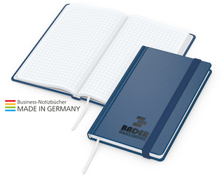 Notizbuch Easy-Book Comfort Bestseller Pocket, dunkelblau inkl. Prägung schwarz-glänzend