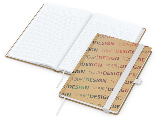 Notizbuch Match-Book White A5 Natura Bestseller