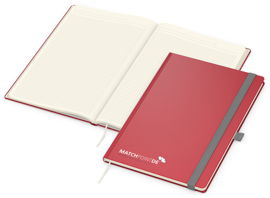 Notizbuch Vision-Book Creme A4 Bestseller inkl. Siebdruck-Digital