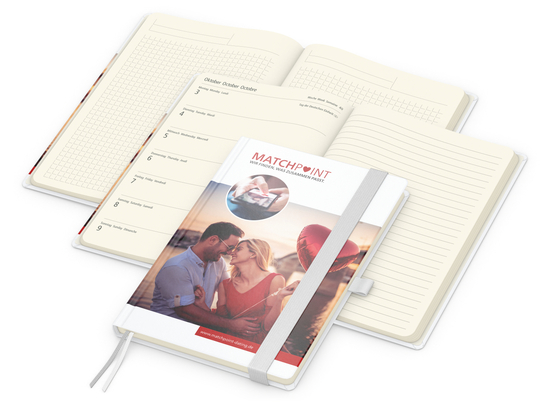 Wochenplaner Match-Hybrid Creme A5 Cover-Star Bestseller