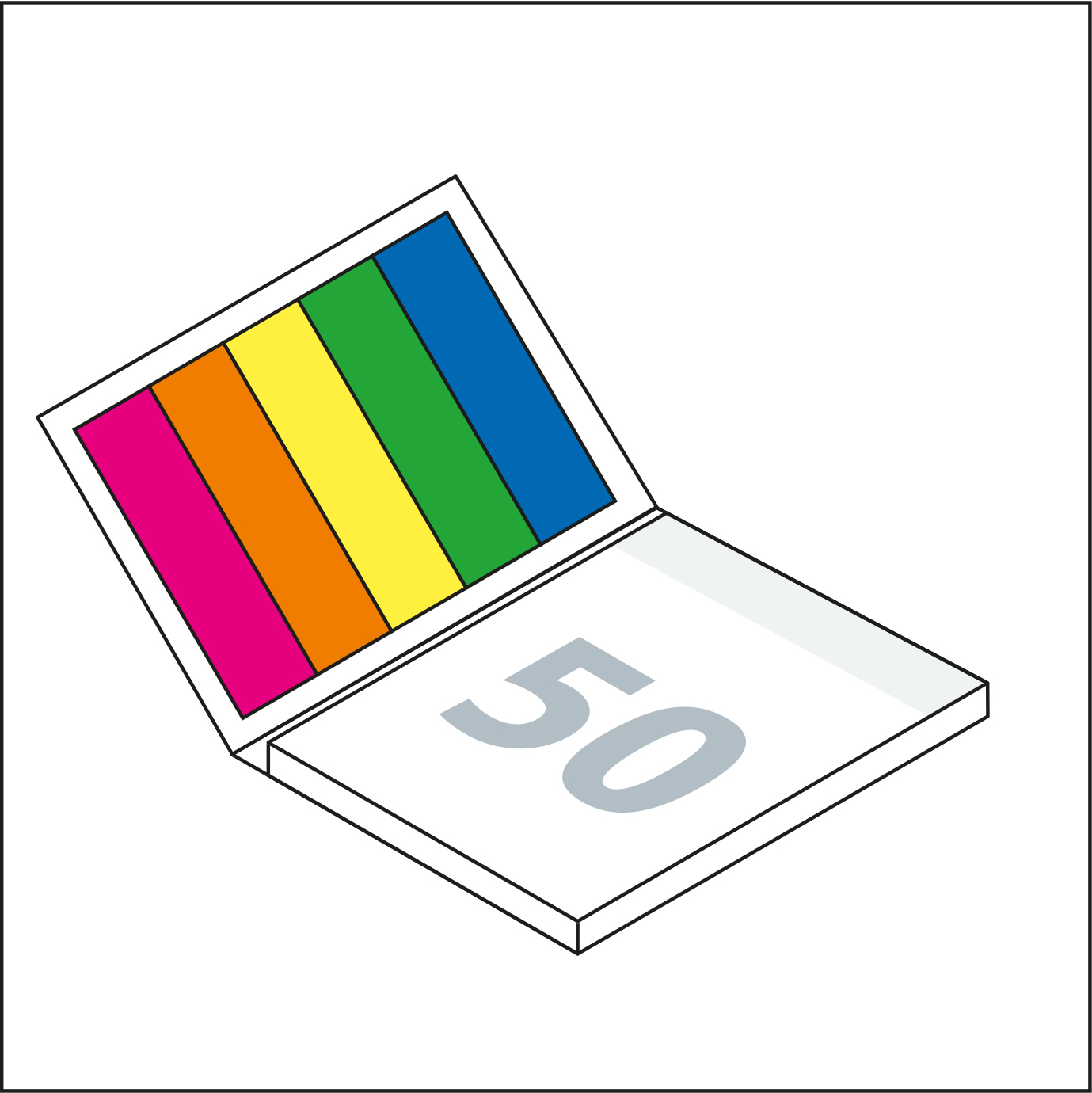Haftnotiz-Set Bern Softcover Individuell Bestseller, gloss-individuell