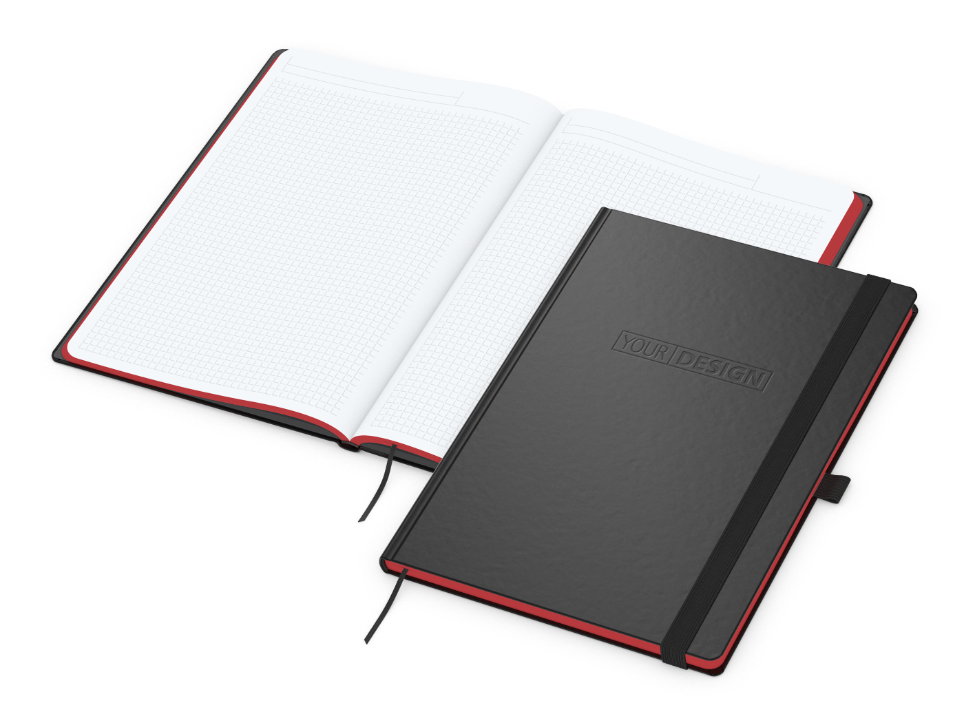 Notizbuch Color-Book Bestseller, A4, rot