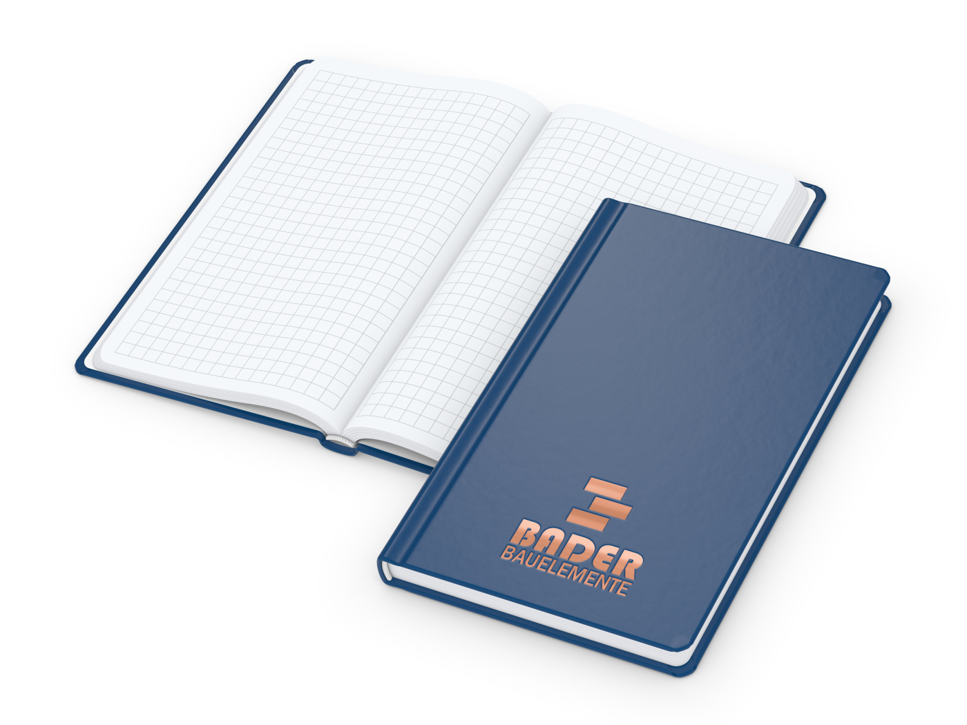Notizbuch Easy-Book Basic Bestseller, Pocket, dunkelblau inkl. Kupferprägung