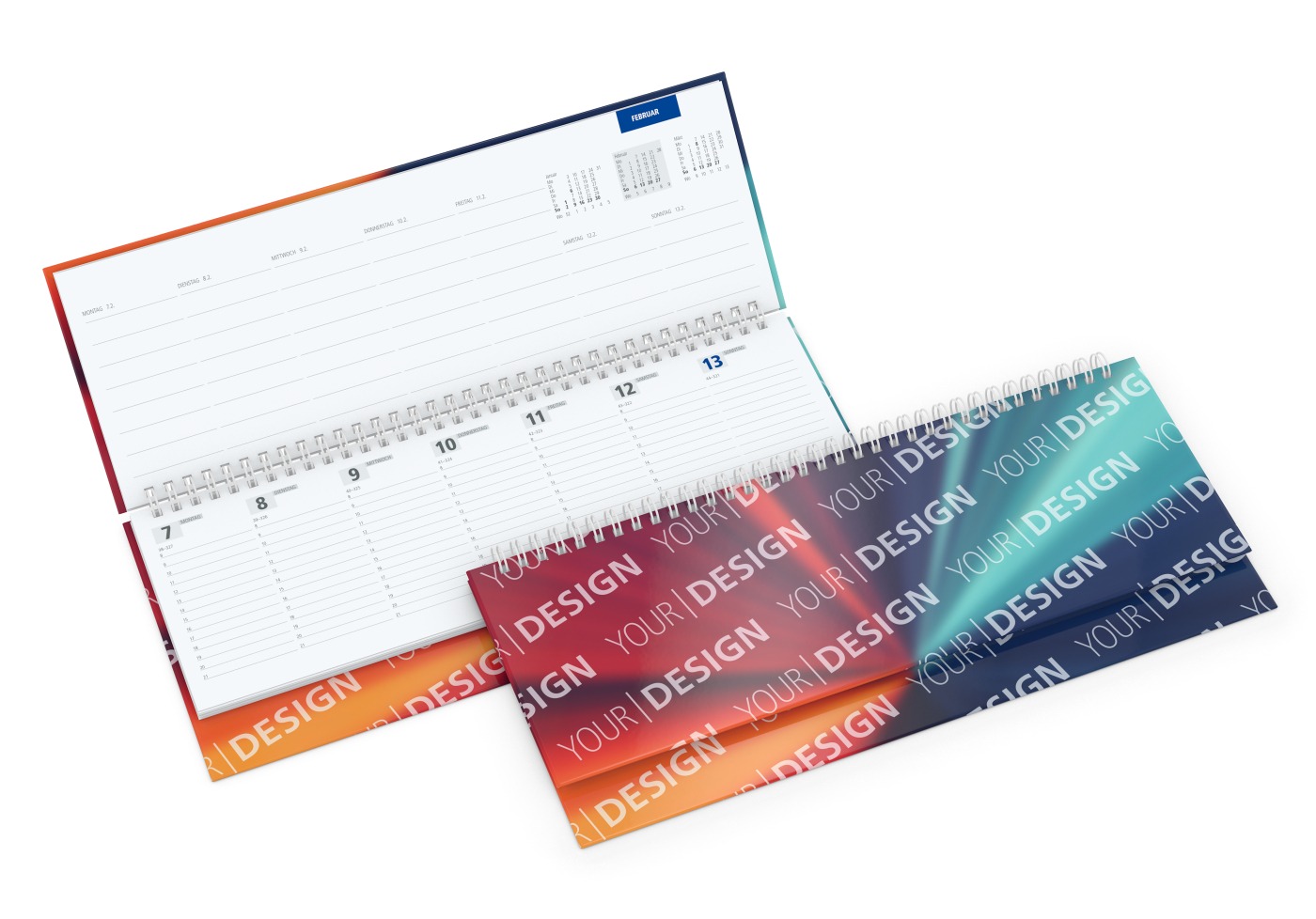 Tisch-Querkalender Master Cover-Star Bestseller, gloss-individuell