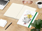 Notizbuch Match-Book Creme Bestseller, A4, Natura, individuell, grün