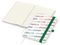 Notizbuch Match-Book Creme Bestseller, A5, Natura, individuell, grün