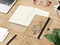 Notizbuch Match-Book Creme Bestseller, A5, Natura, braun-individuell, schwarz