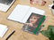 Notizbuch Match-Book White Bestseller, A5, Cover-Star, matt-individuell, grün