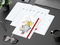 Wochenplaner Match-Hybrid White Bestseller, A4, Natura individuell, rot
