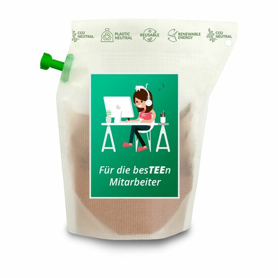 Geschenkartikel: Tee-Brühbeutel, Für die besTEEn Mitarbeiter, Tasty Berry 2K1256Eb