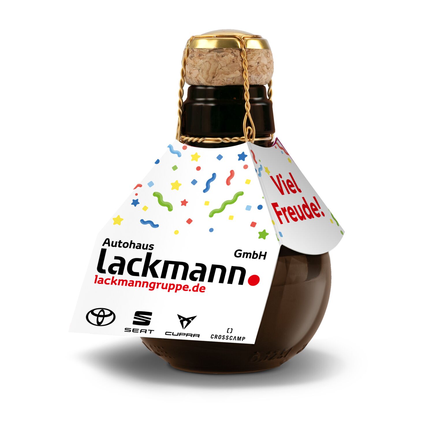 Kleinste Sektflasche der Welt Diesmal statt Blumen, 125 ml 2K1540a