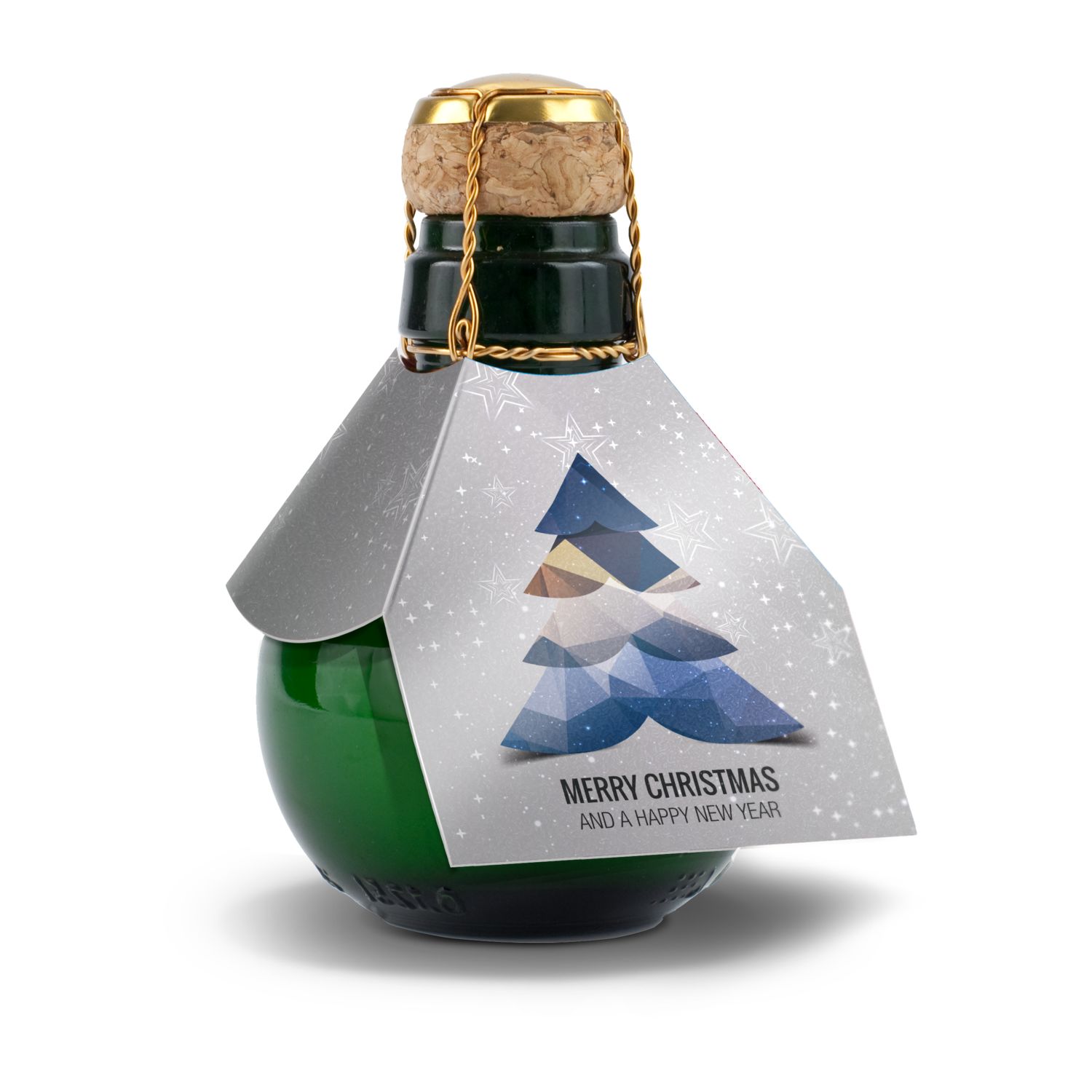 Kleinste Sektflasche der Welt Merry Christmas, 125 ml 2K1540l