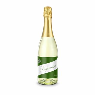 Sekt Cuvée - Flasche klar - Kapselfarbe Gold, 0,75 l 2K1905a