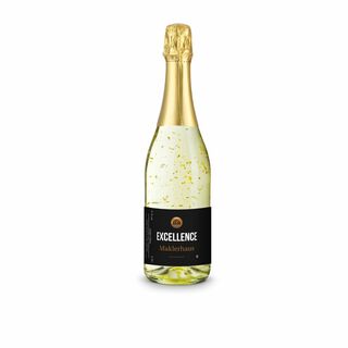 Golden Flakes - Flasche klar - Kapsel gold, 0,75 l 2K1910a