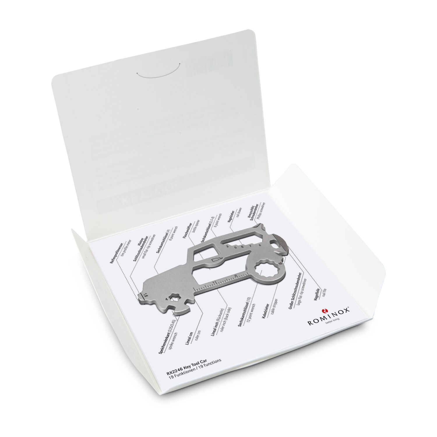 ROMINOX® Key Tool SUV (19 Funktionen) Große Helden (Einzelhandel) 2K2105e