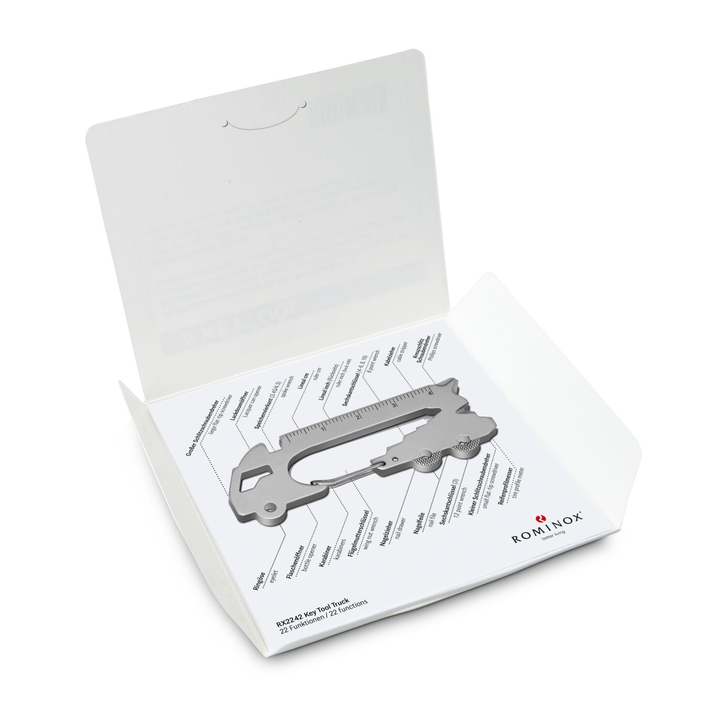 ROMINOX® Key Tool Truck (22 Funktionen) Frohe Weihnachten 2K2201a