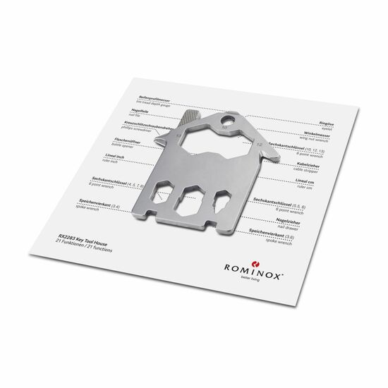 ROMINOX® Key Tool House (21 Funktionen) Frohe Weihnachten 2K2201i