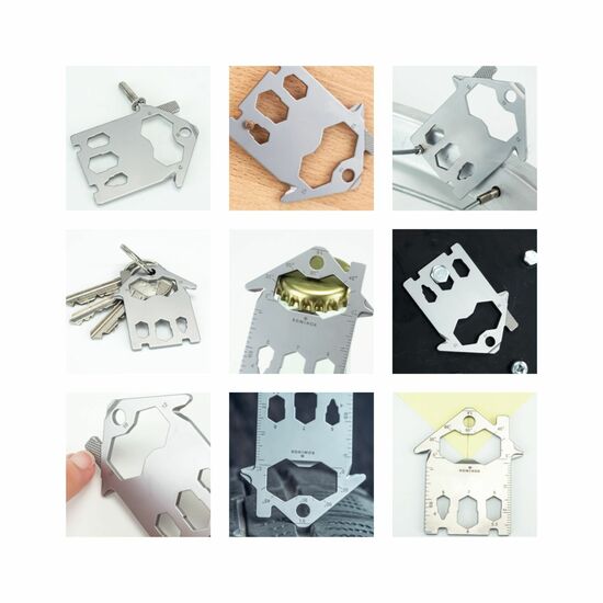 ROMINOX® Key Tool House (21 Funktionen) Frohe Weihnachten 2K2201i