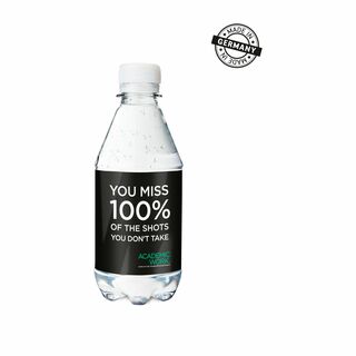 330 ml PromoWater - Mineralwasser - Papier-Etikett 2P002P