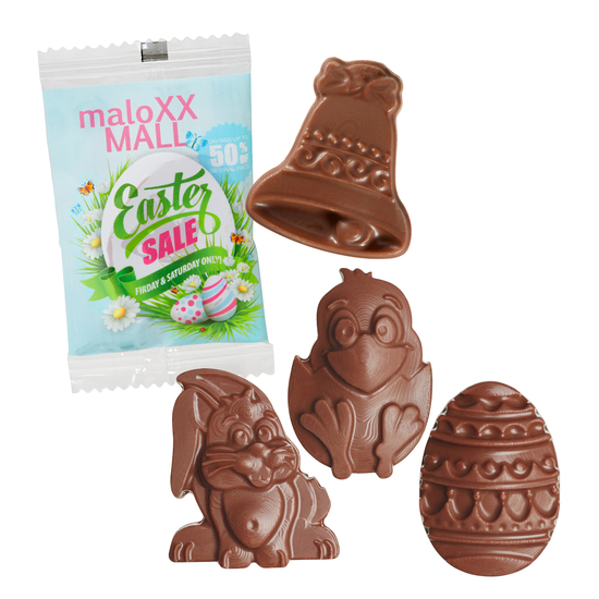 Oster Schoko-Figuren im konventionellen Flowpack