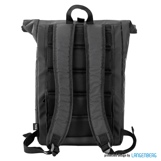 Rollup-Rucksack FLASH-BLACK