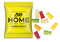 Mini-Gummibärchen vegan im Werbetütchen 10 g Fruchtmischung transparente kompostierbare Folie