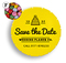 Super Mini Clic Clac Box 23 g Schokolinsen PMS Yellow C
