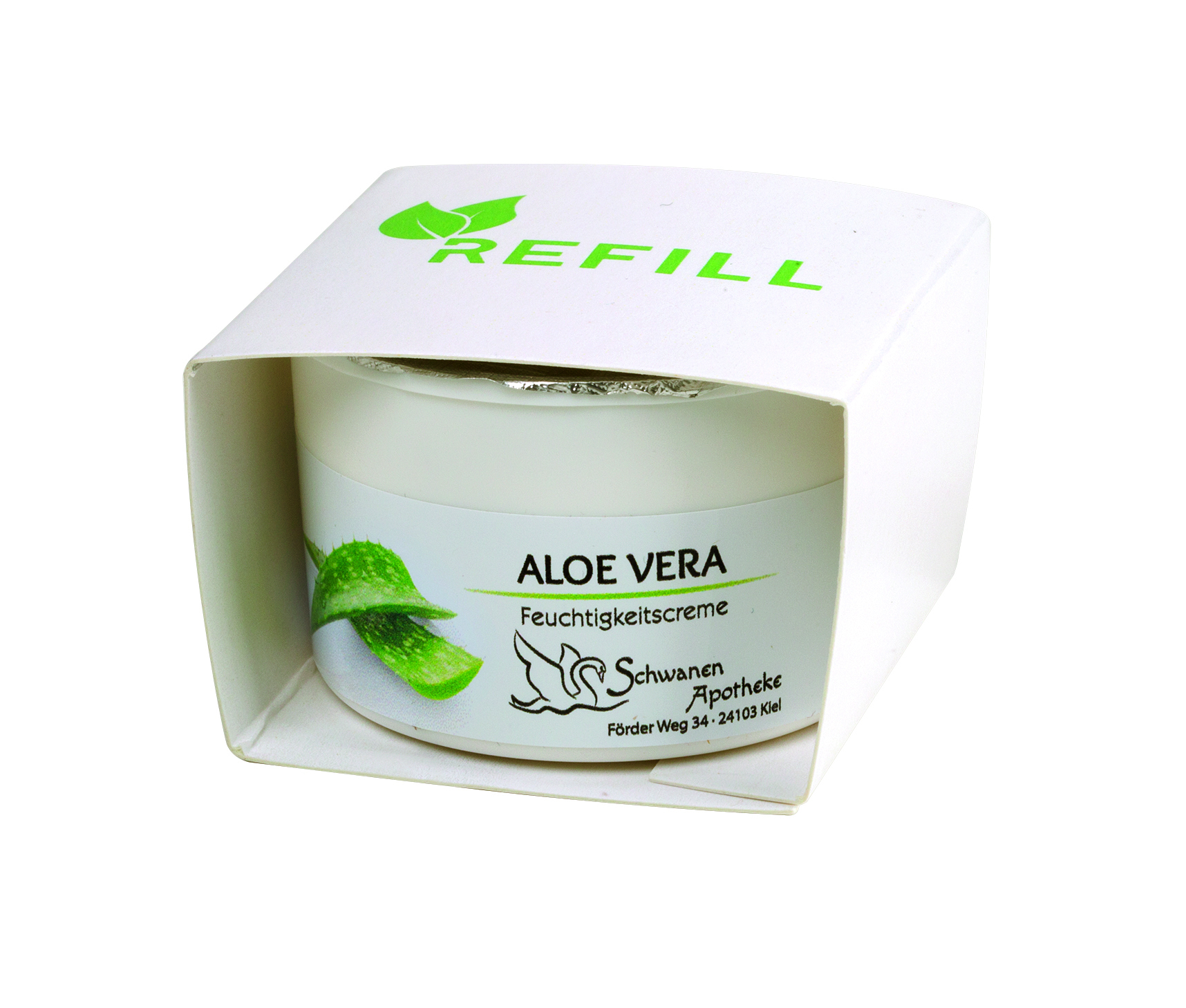 50 ml Refill für Wechseltiegel, Aloe Vera Feuchtigkeitscreme