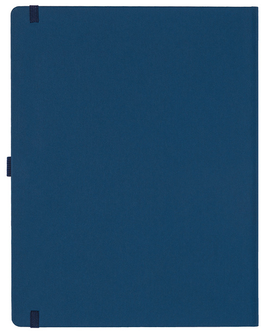 Notizbuch Style Large im Format 19x25cm, Inhalt kariert, Einband Fancy in der Farbe Royal Blue